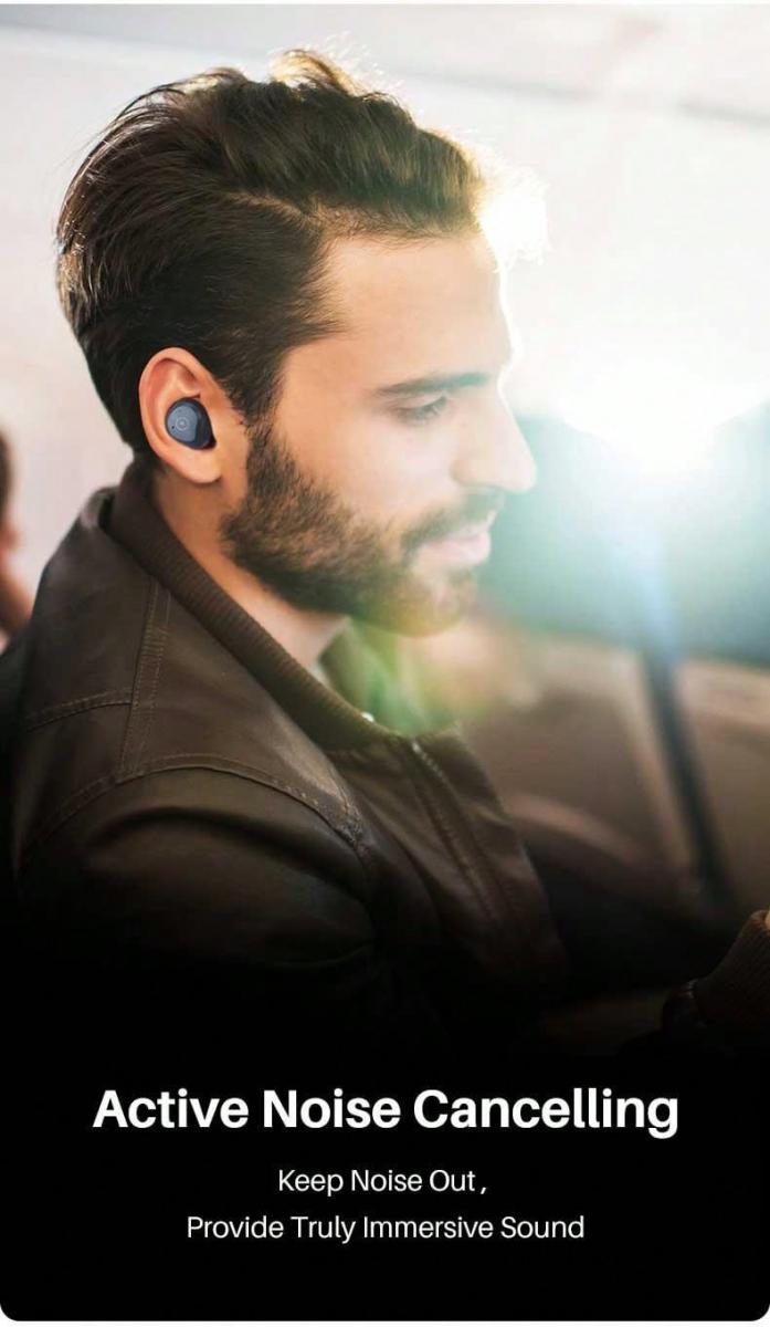 TOZO NC9 Hybrid Active Noise Cancelling Wireless Earbuds