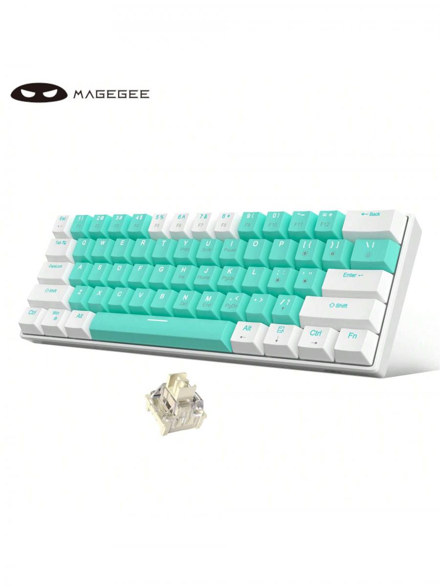 MageGee Star61 RGB Hot Swappable Mechanical Keyboard Type C Mini