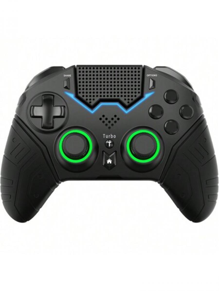 Universal Wireless Game Controller with RGB and Silicone Grips
