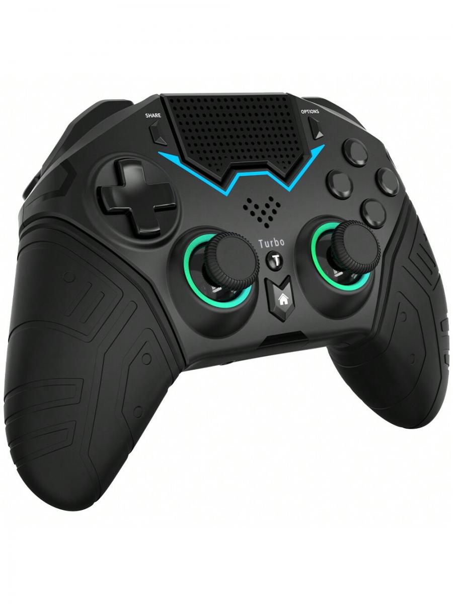 Universal Wireless Game Controller with RGB and Silicone Grips