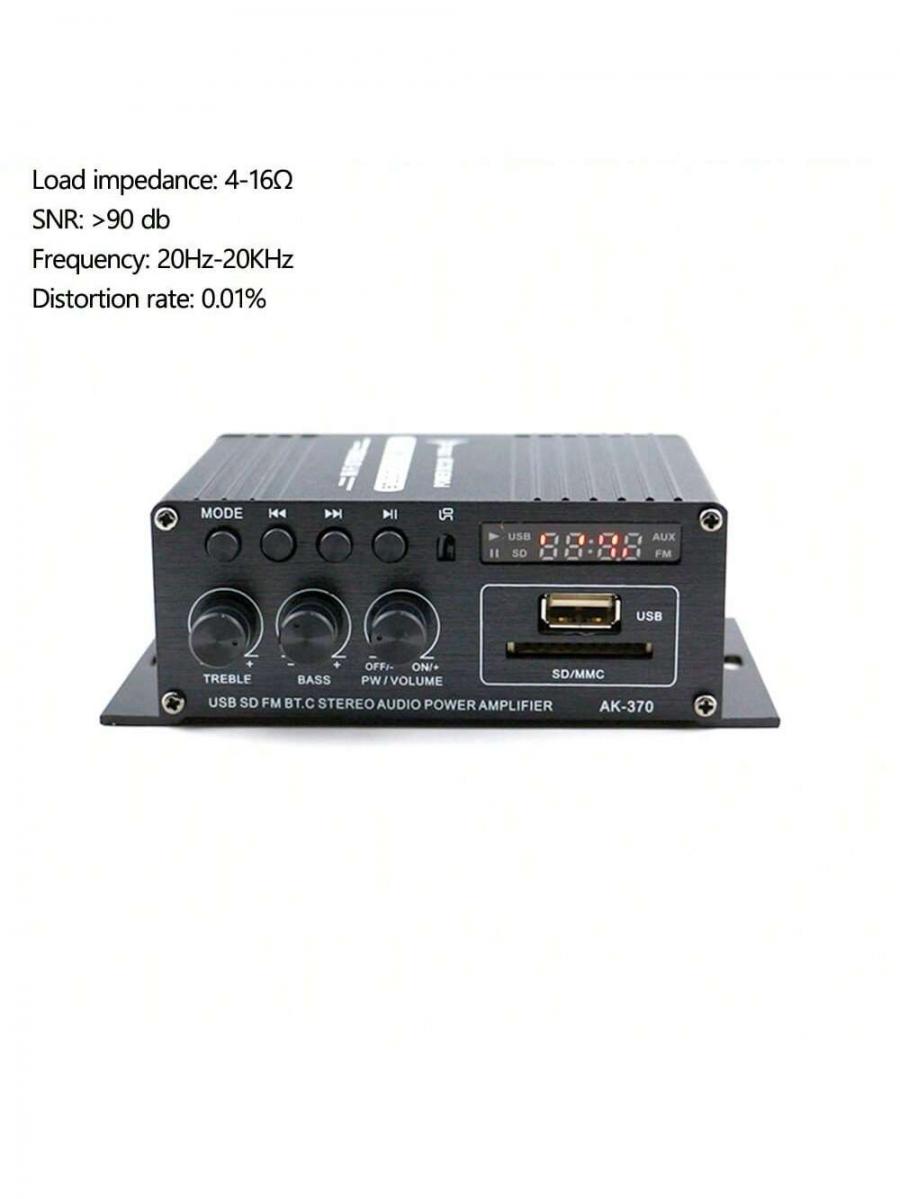 400W Hi Fi Car Audio Amplifier Bluetooth Stereo MP3 Enhanced Sound