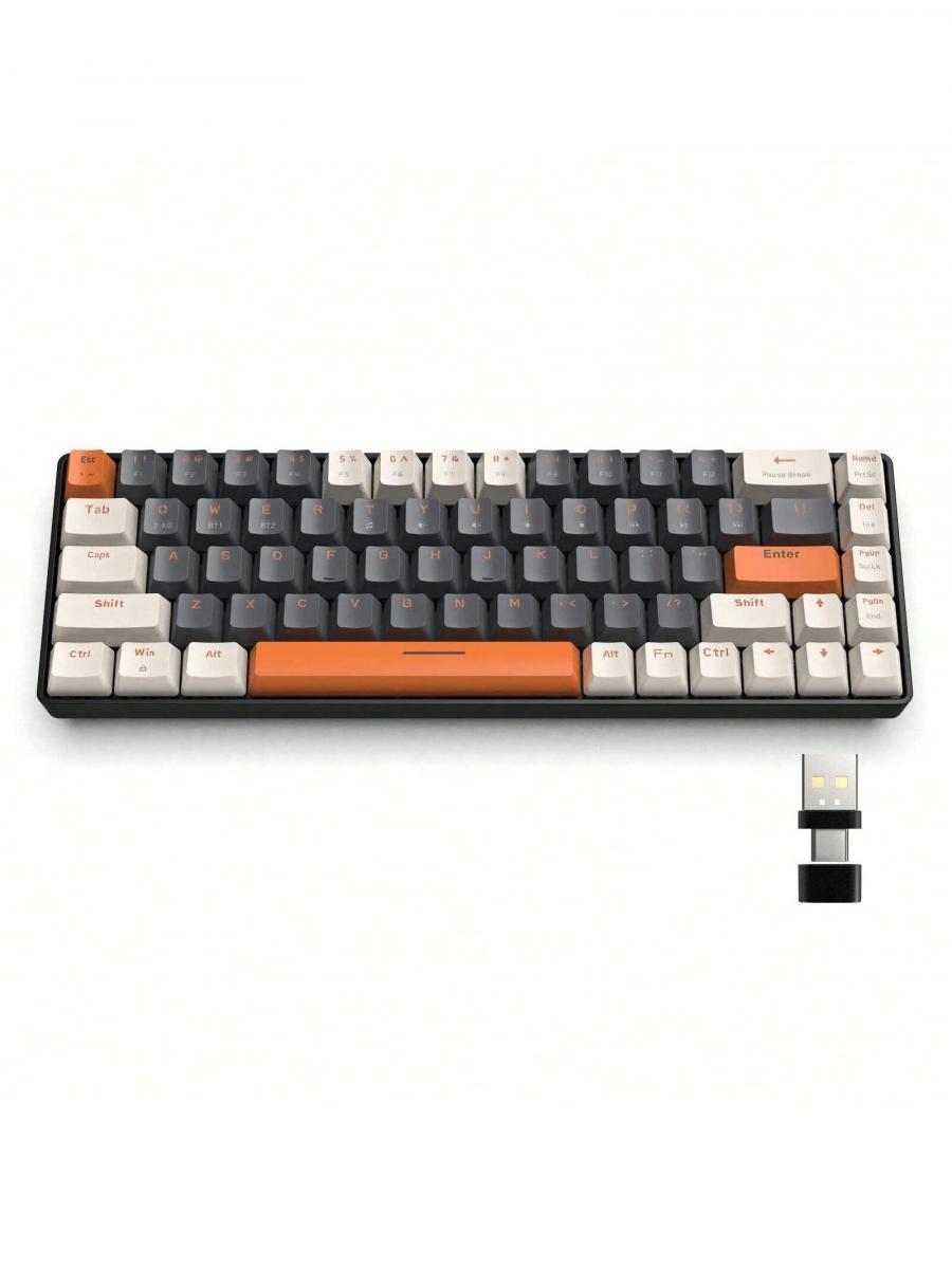 Magic Refiner RK68 Wireless Mechanical Keyboard 60 Percent Gaming Keyboard