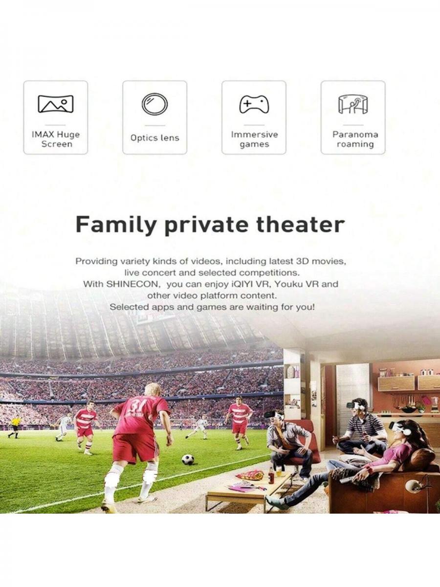 Qianhuan VR SHINECON G04BS Bluetooth 3D Virtual Reality Headset