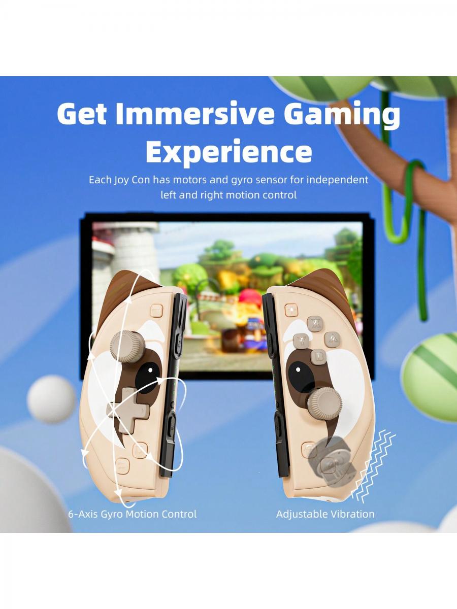 Joypad Controller Brown Bear Wireless For Switch OLED Lite