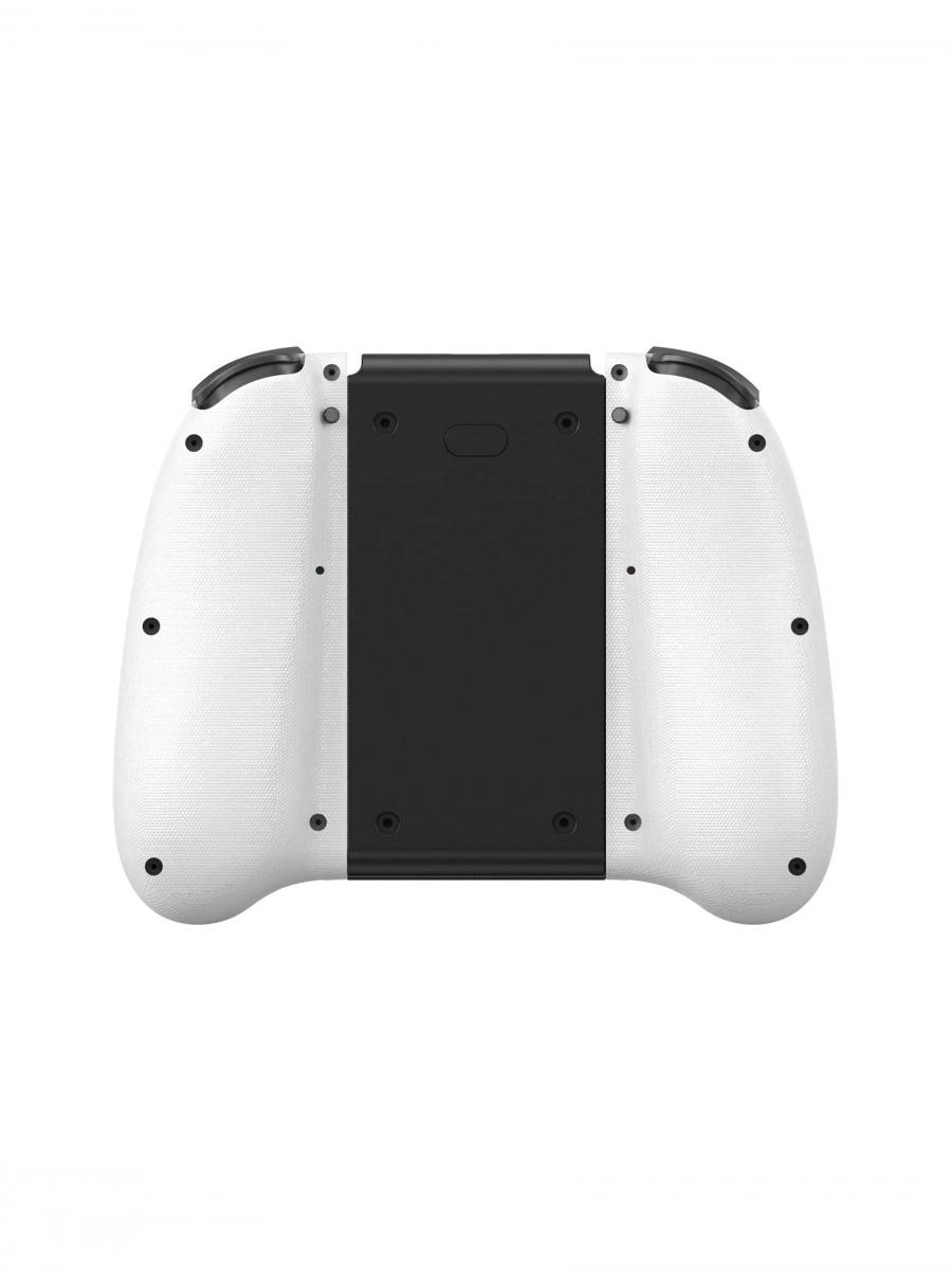 White Metal RGB Joystick Wireless Game Controller for Switch Oled