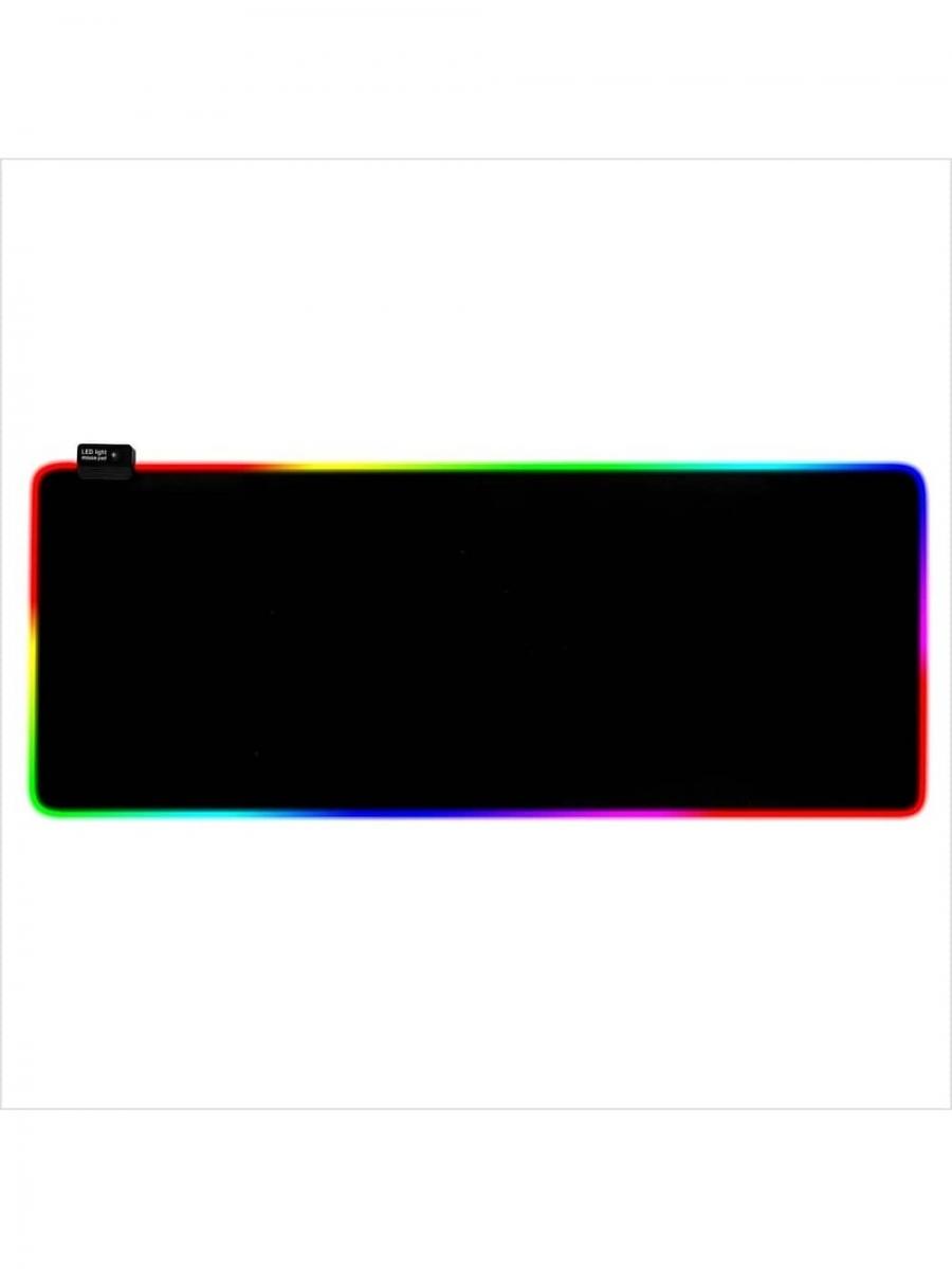 RGB LED Gaming Mouse Pad with 10 Light Modes for PC Setup