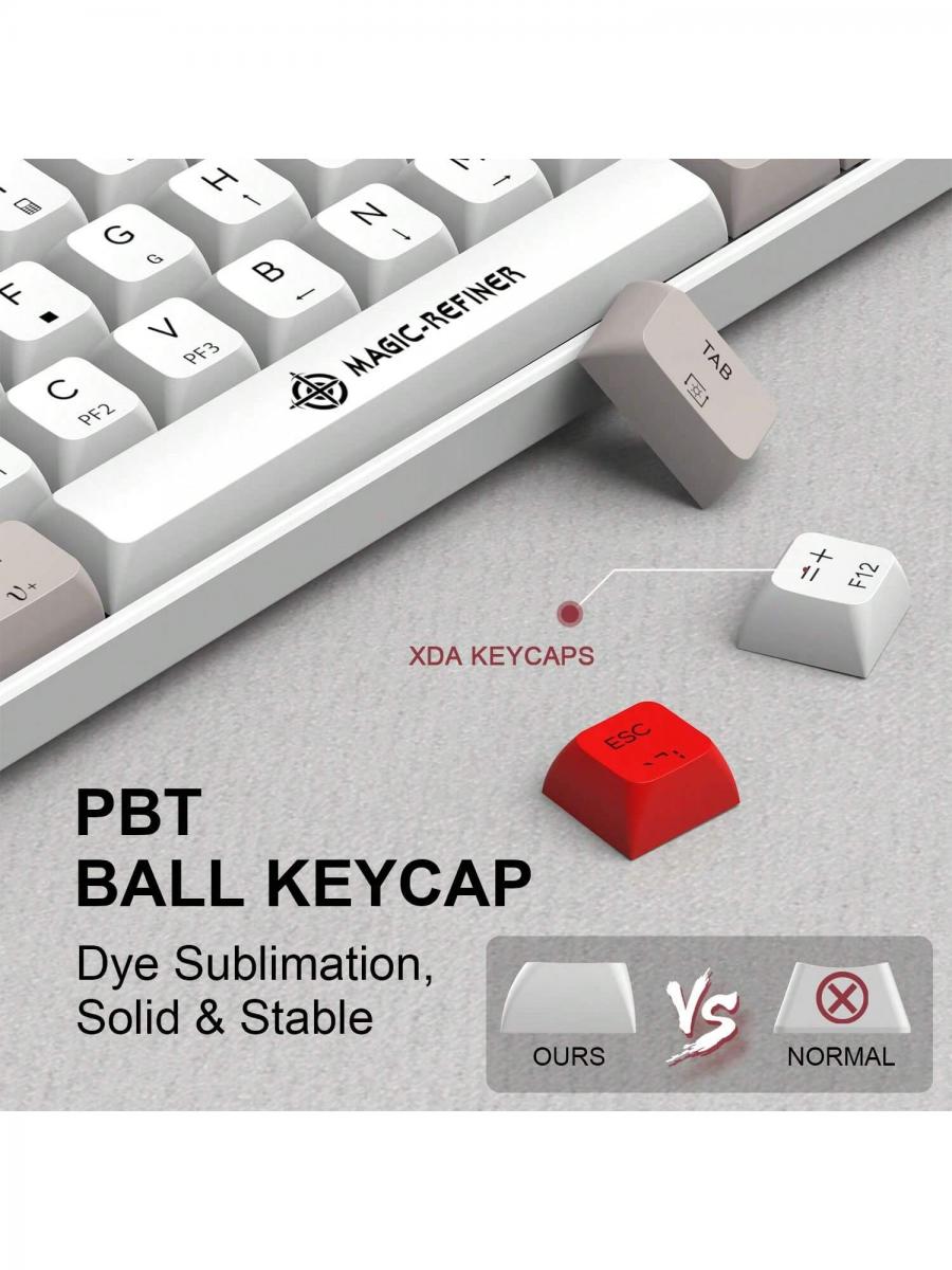RGB Compact Mechanical Gaming Keyboard Blue Switches 62 Key PBT