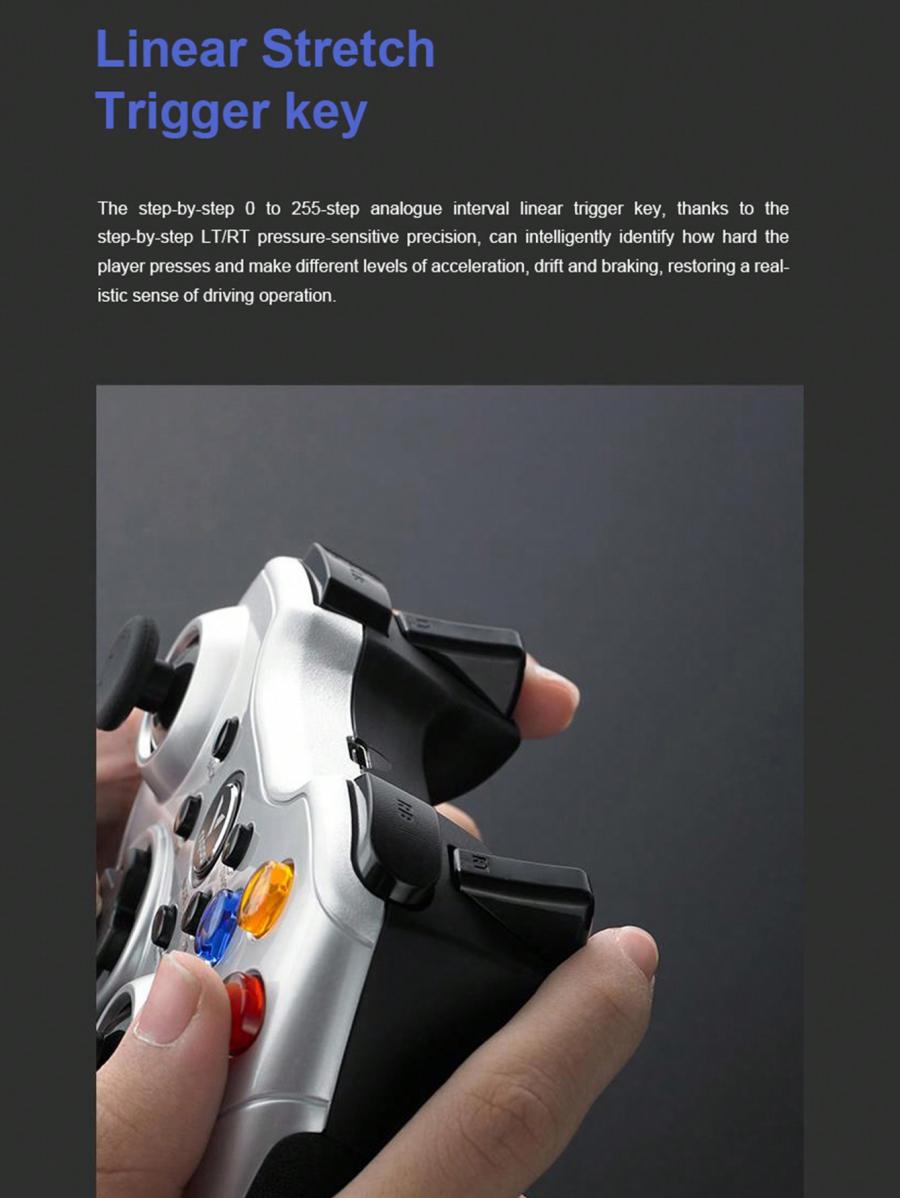 Rapoo V600S Wireless Wired Game Controller Dual Vibration Ergonomic