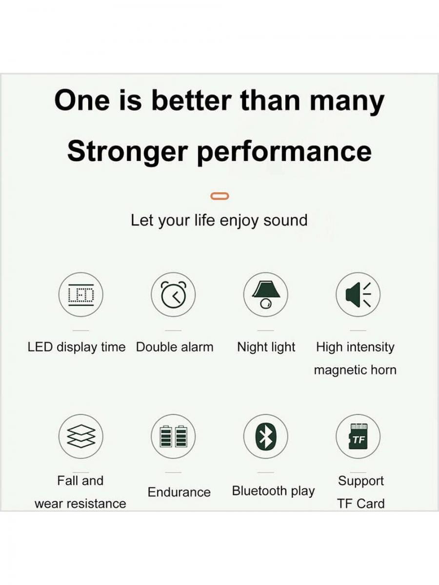 LED Mirror Screen Bluetooth Sound Bar Speaker with Subwoofer