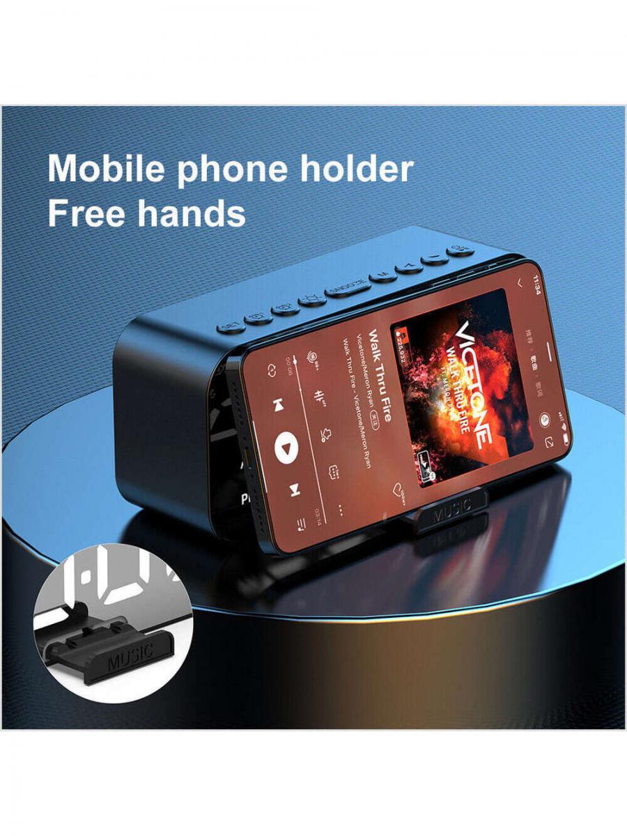 LED Mirror Screen Bluetooth Sound Bar Speaker with Subwoofer
