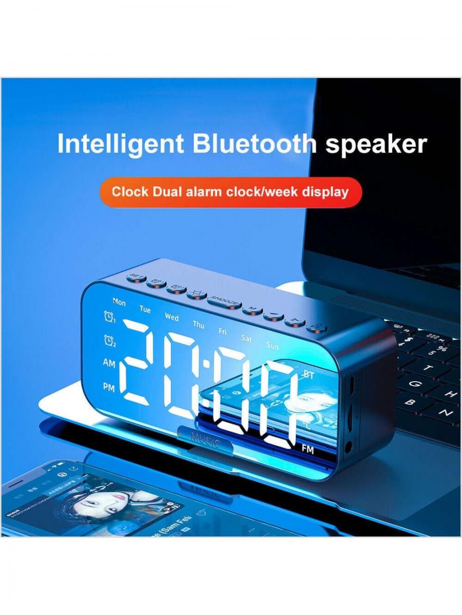 LED Mirror Screen Bluetooth Sound Bar Speaker with Subwoofer