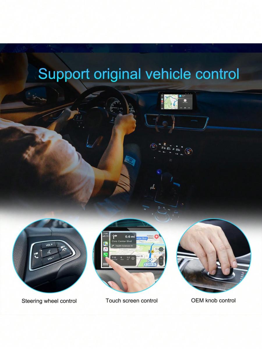 Mini Wired to Wireless CarPlay Adapter Magic Box 5V Update
