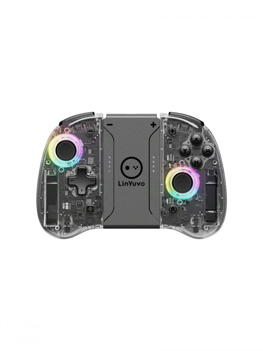 Wireless Game Controller with RGB Lights and Macro Function for Switch