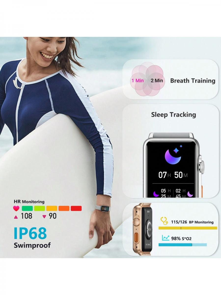 Morepro Smart Watch with Wireless Calling and Health Monitoring