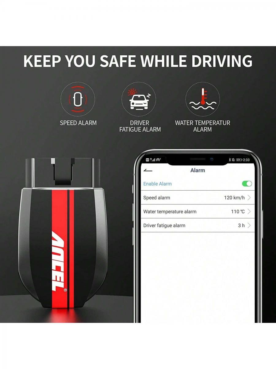 ANCEL BD200 Bluetooth OBD2 Scanner Car Diagnostic Tool for Android iOS