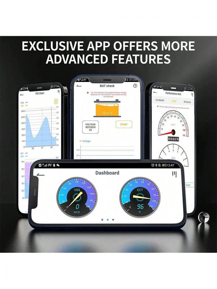 ANCEL BD200 Bluetooth OBD2 Scanner Car Diagnostic Tool for Android iOS