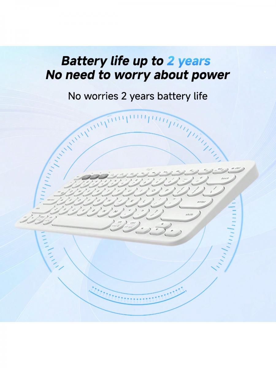 Logitech K380 Bluetooth Wireless Slim Keyboard for Multiple Devices