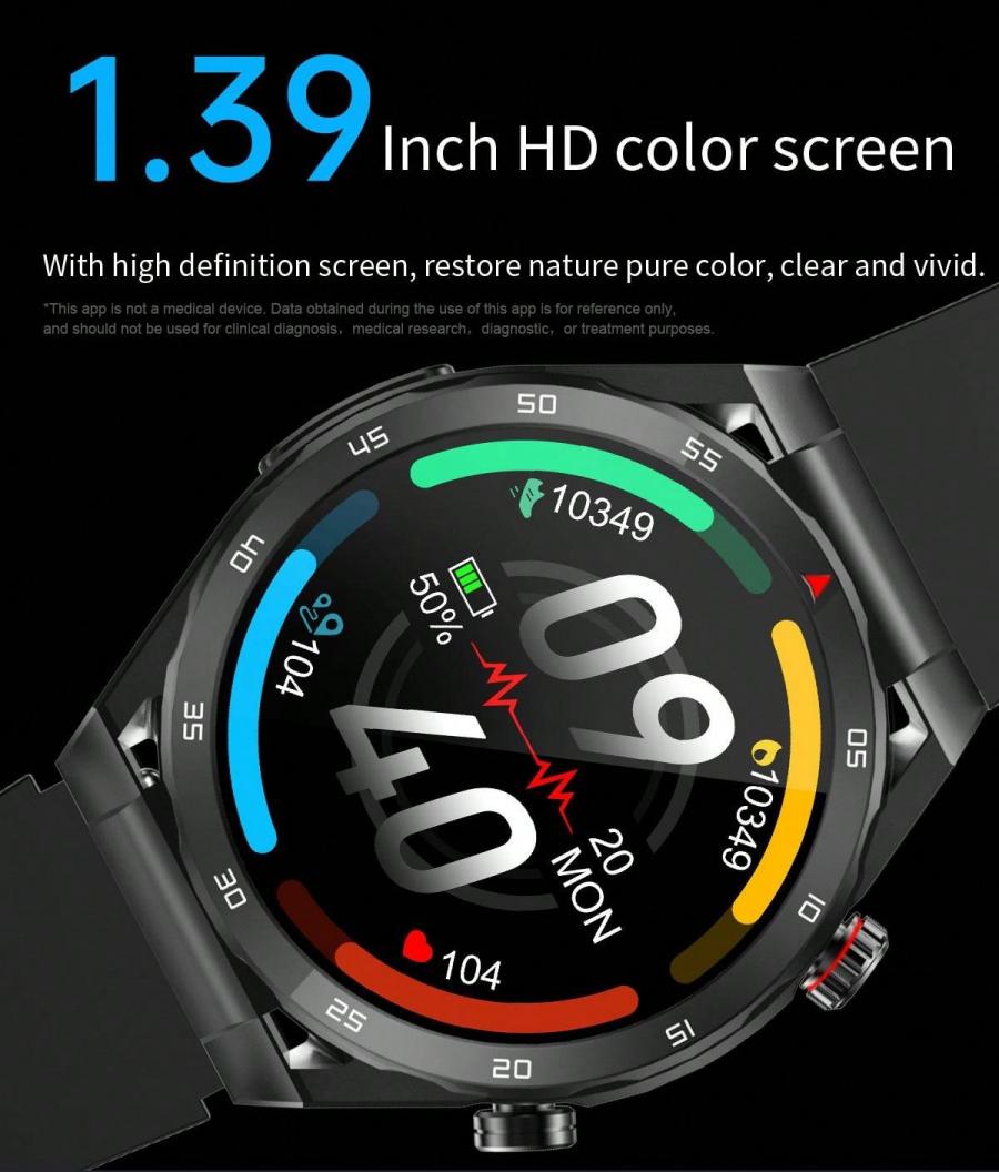 LIGE Smart Sports Watch Waterproof Multifunctional Luxury Gift