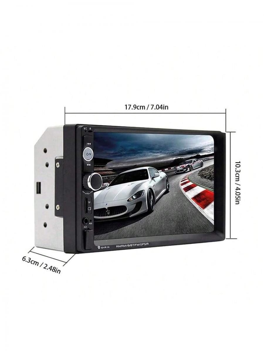 7 Doppel-DIN 1080P HD MP5 Bluetooth Touchscreen Autoradio