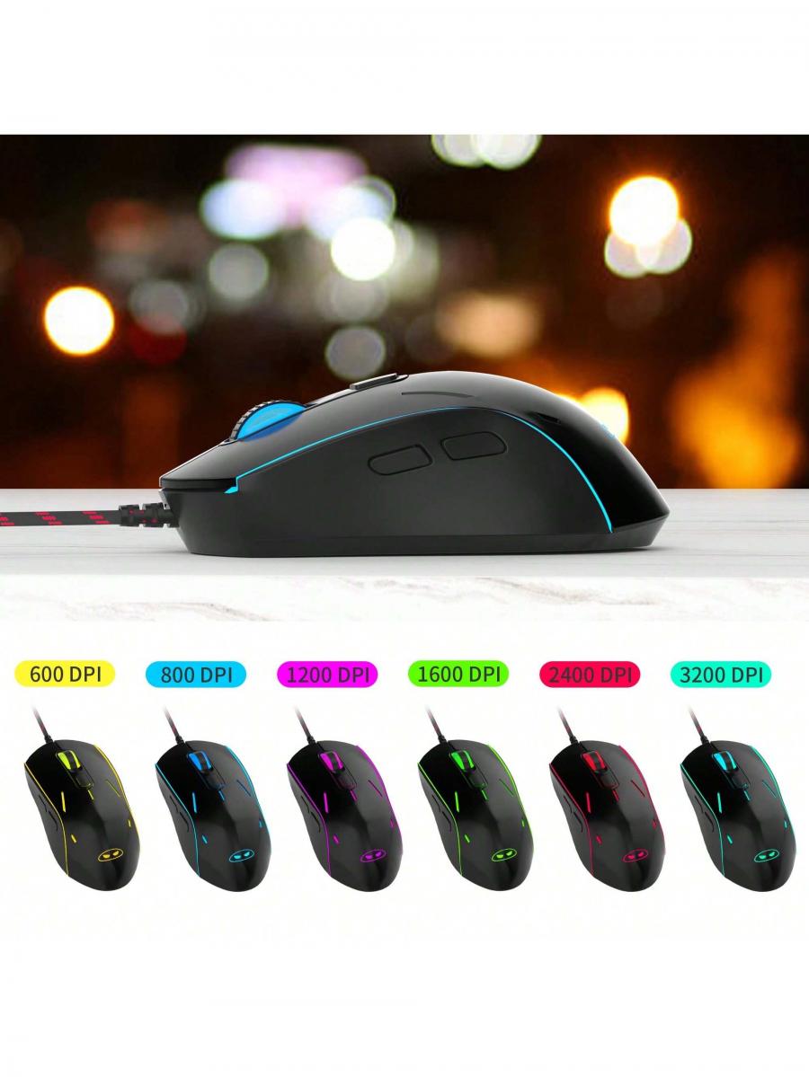 MageGee RGB Gaming Keyboard Mouse Combo USB Wired for PC Laptop