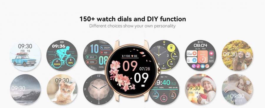 Fitpolo 1 28 Smart Watch BT Calling Waterproof Blood Oxygen Monitor