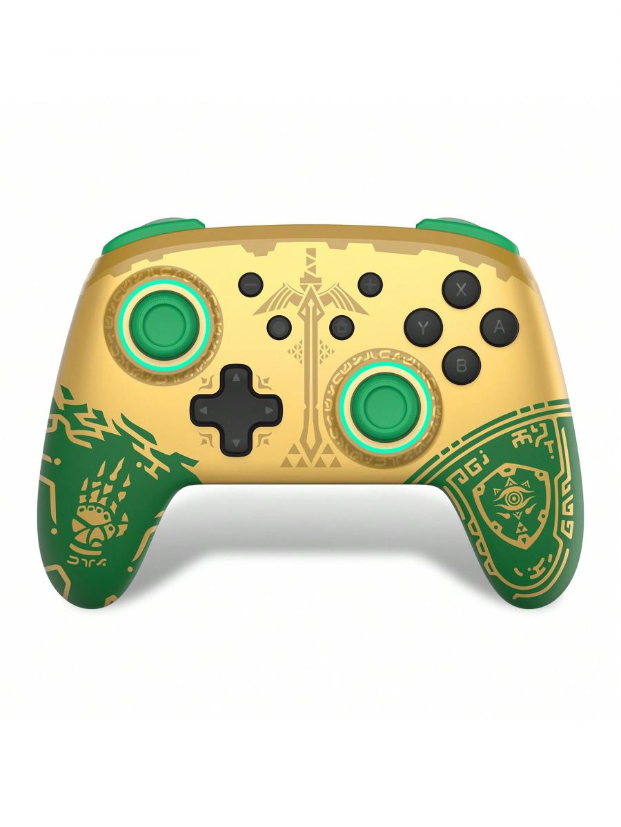 IINE Golden Wireless Controller for Switch Lite OLED Turbo Gyro Vibration