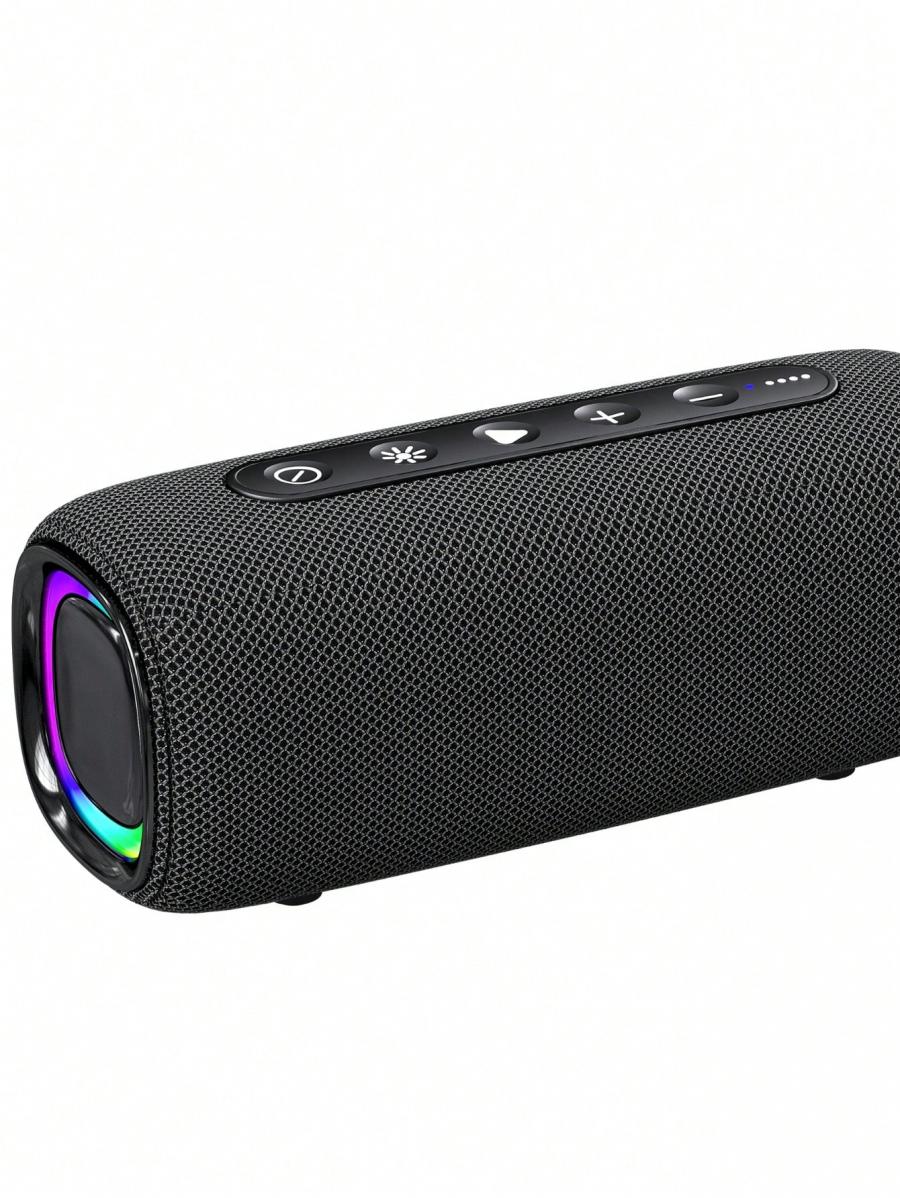 Portable Waterproof Bluetooth Speaker with RGB Light Subwoofer