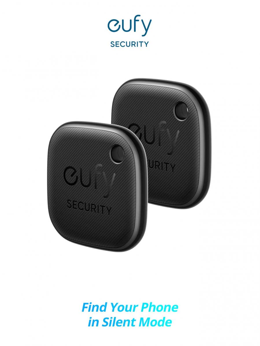 Eufy Security SmartTrack Link Bluetooth Tracker 2 Pack Black