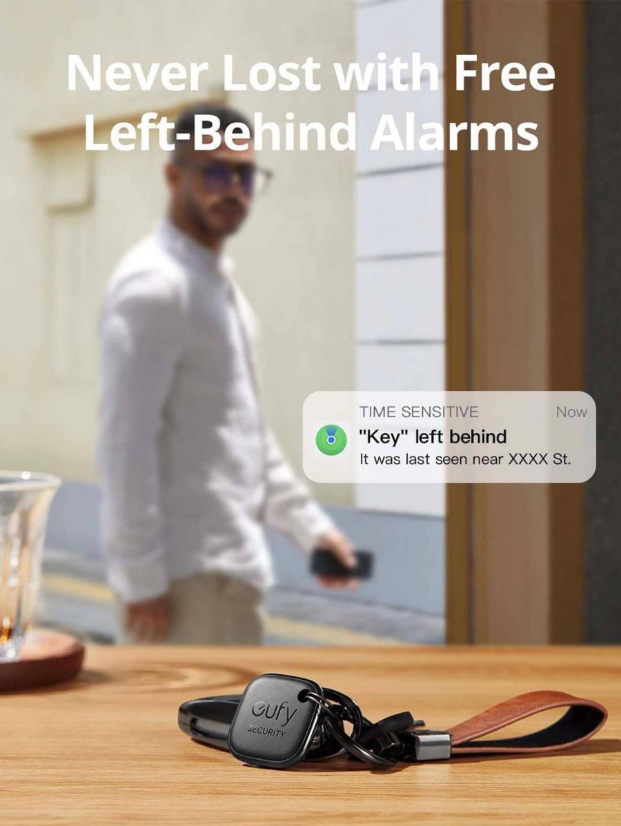Eufy Security SmartTrack Link Bluetooth Tracker 2 Pack Black