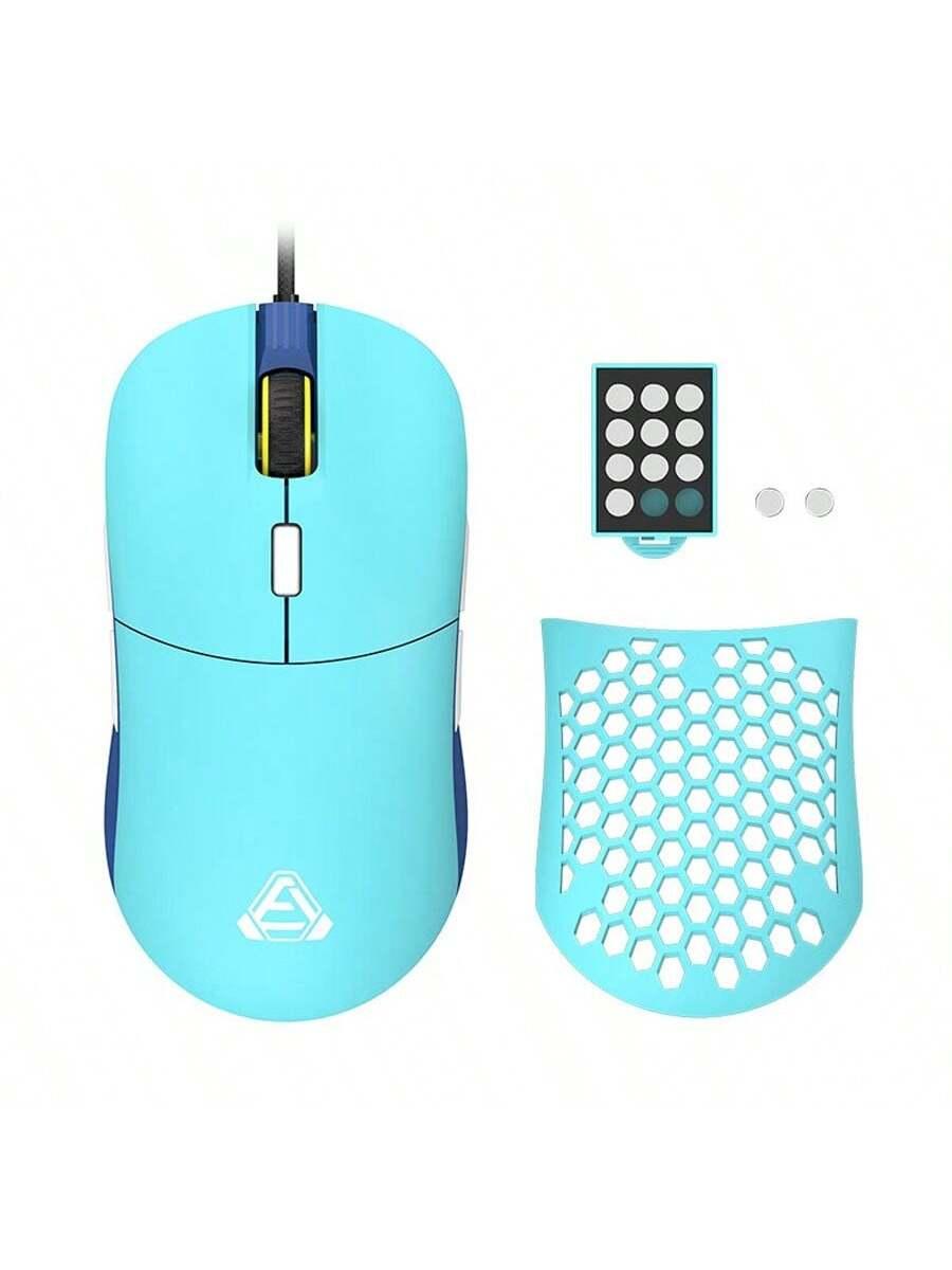 FirstBlood F15 RGB Lightweight Wired Gaming Mouse with DIY Back Cover