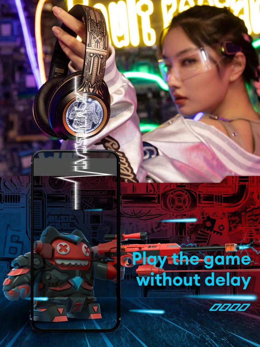 S1 Kabelloses HiFi-Headset mit passiver Geräuschunterdrückung für Sport, Gaming und Musik