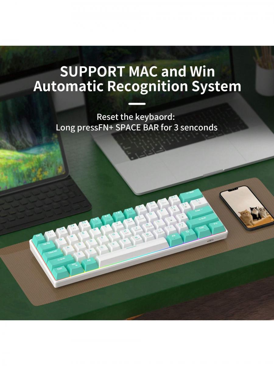 MageGee Star61 RGB Hot Swappable Mechanical Gaming Keyboard