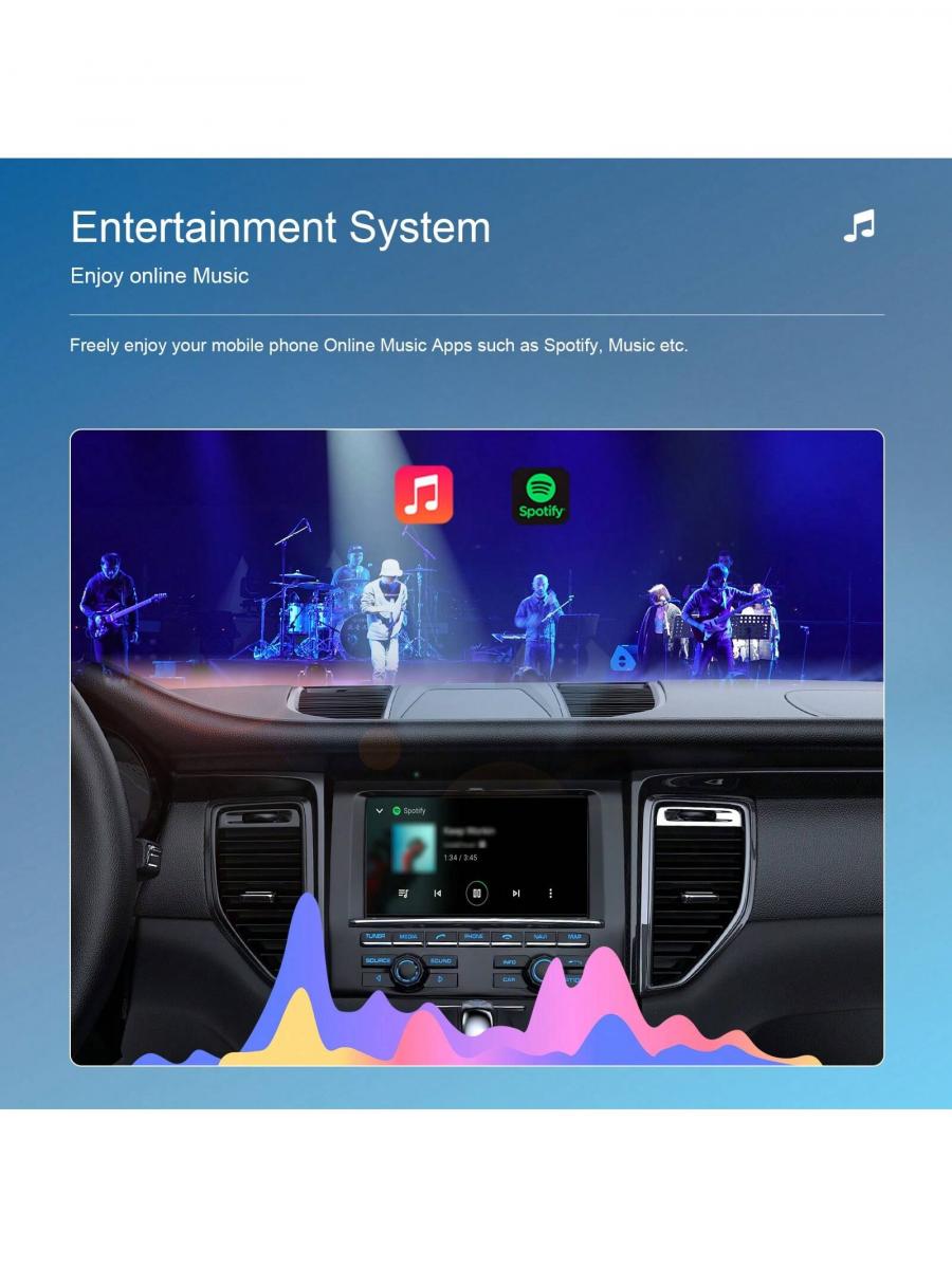 Wireless CarPlay Adapter for Wired CarPlay 2024 Upgrade Dongle