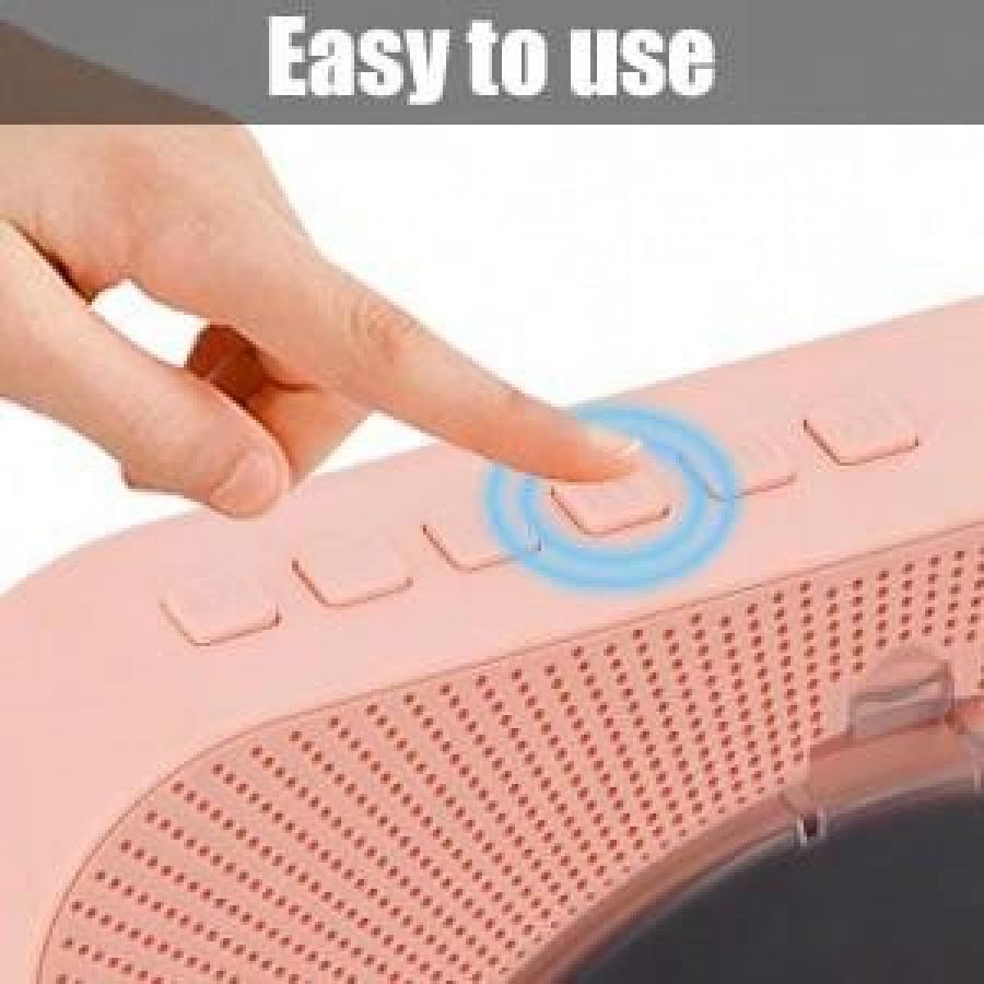 Bluetooth Rechargeable CD Player With Speakers for Home Use