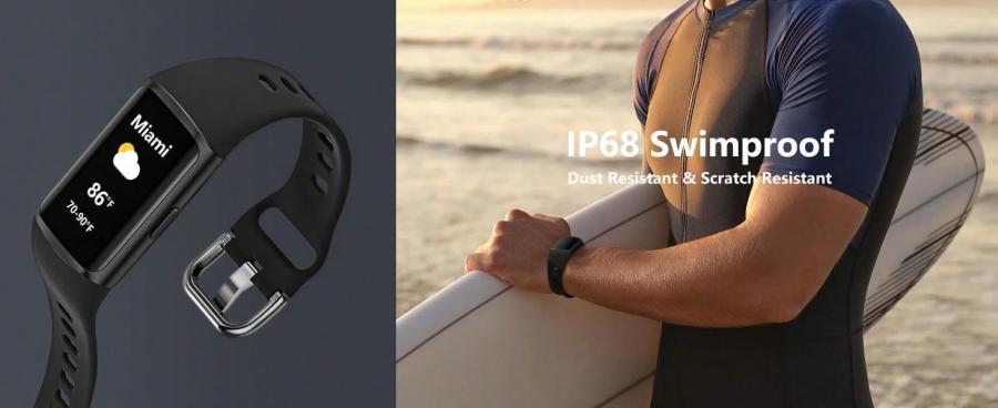 Morepro HM18 Fitness-Smartwatch für Damen mit Gesundheits-Tracking-Funktionen