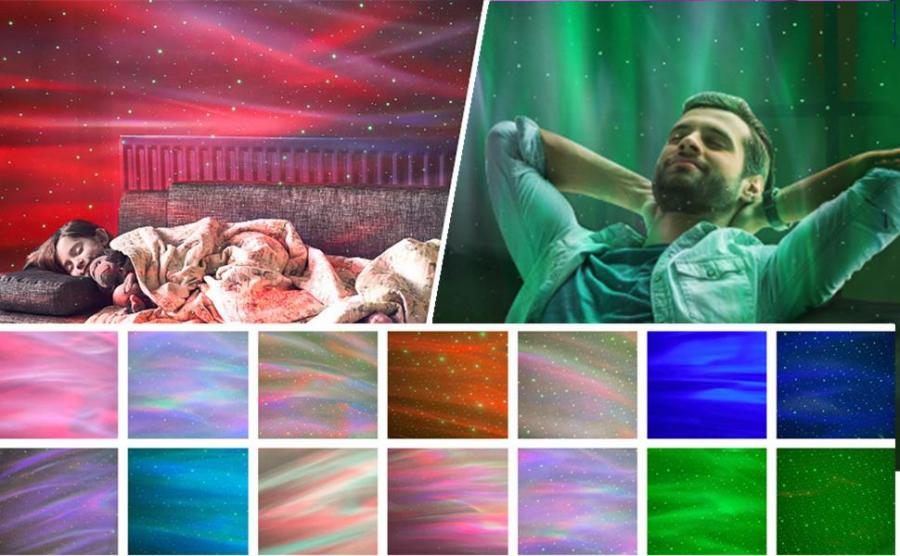 Galaxy Star Projector with App Remote Bluetooth Speaker Night Light