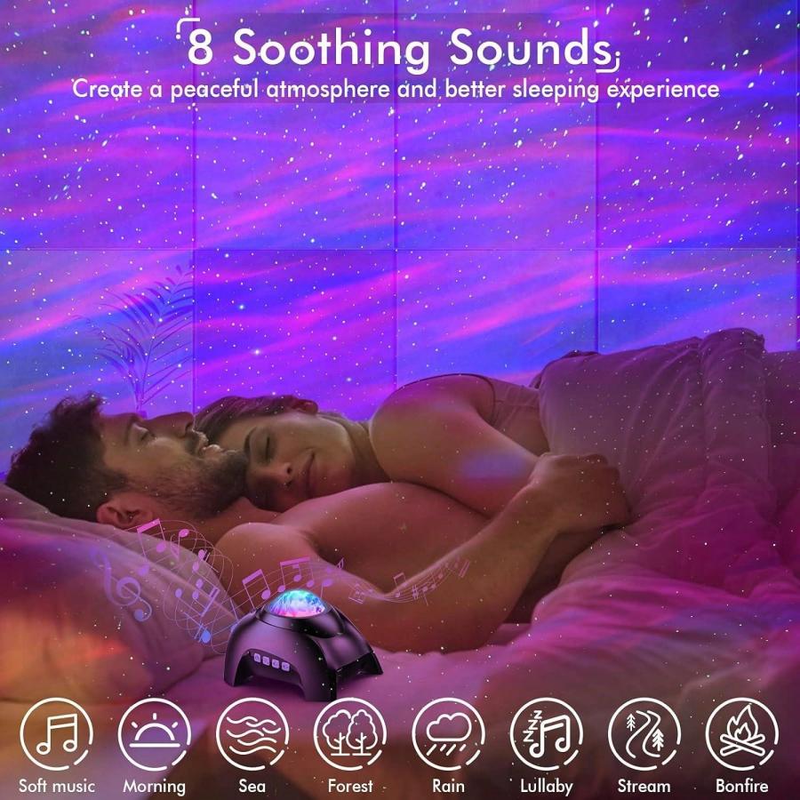 Galactic Star Projector Bluetooth Speaker Night Light for Kids Adults