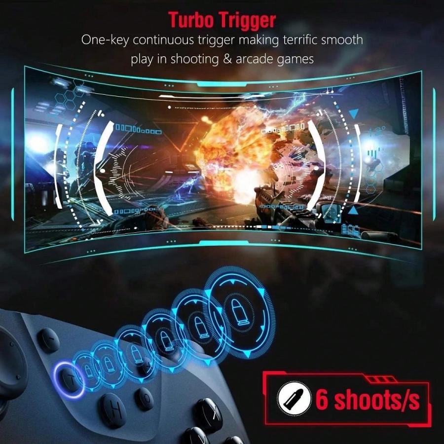 Wireless Bluetooth Gamepad for Nintendo Switch Pro Joystick Controller