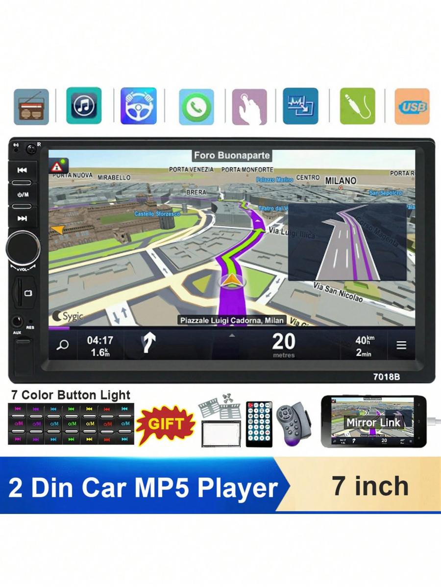 Universal 7 Inch Touch Screen Car MP5 Multimedia Player Stereo Radio