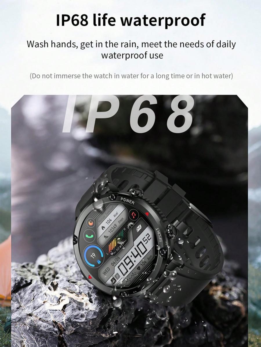 LIGE Smart Watch with Voice Call Health Monitoring and Sports Modes