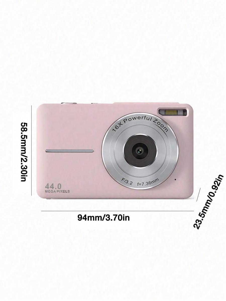 44MP 1080P FHD Digital Camera with 16X Zoom for Vlogging Beginners