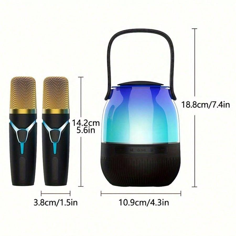 2024 Wireless Karaoke Microphone Speaker Portable Audio System