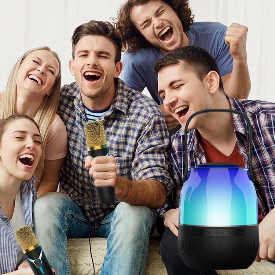 2024 Wireless Karaoke Microphone Speaker Portable Audio System
