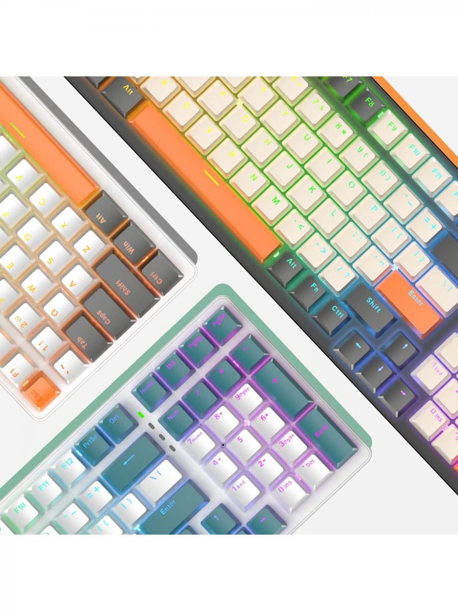 Mechanische Chroma RGB-Gaming-Tastatur mit Nummernblock und Anti-Ghosting
