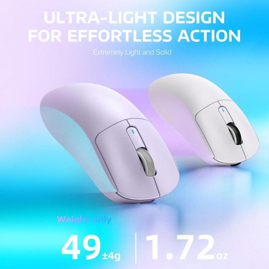X3 Lightweight Wireless Gaming Mouse Tri Mode USB C Bluetooth 26K DPI