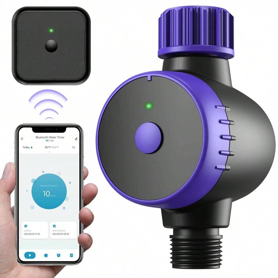 Smart Bluetooth Water Timer WiFi Sprinkler Controller for Gardens