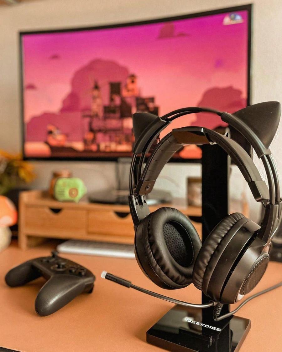 SOMIC G951s Stereo-Gaming-Headset mit Mikrofon für PS4, Xbox, PC, Schwarz