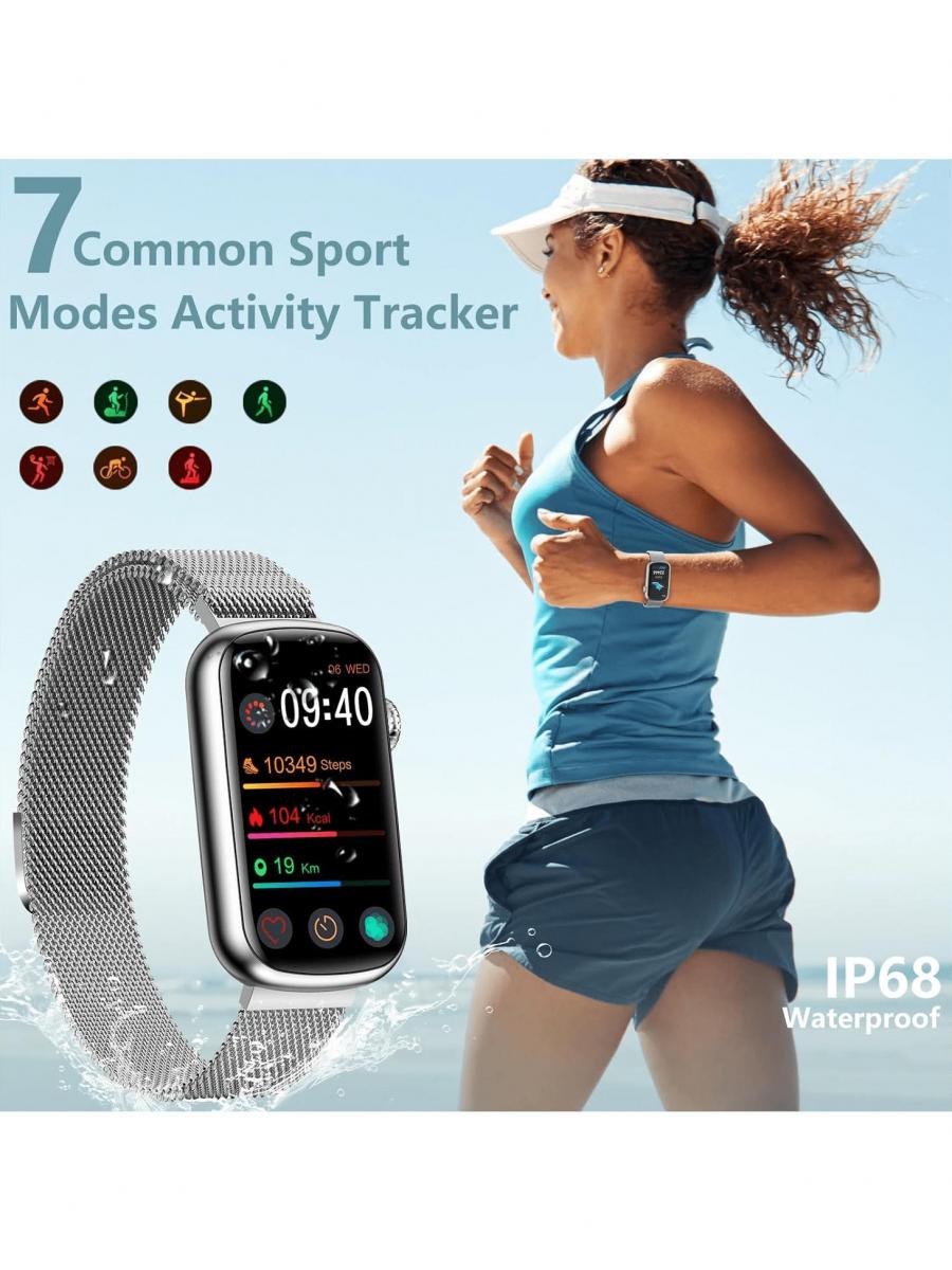 MorePro Women Smart Watch with Health Sports Tracking and Calling