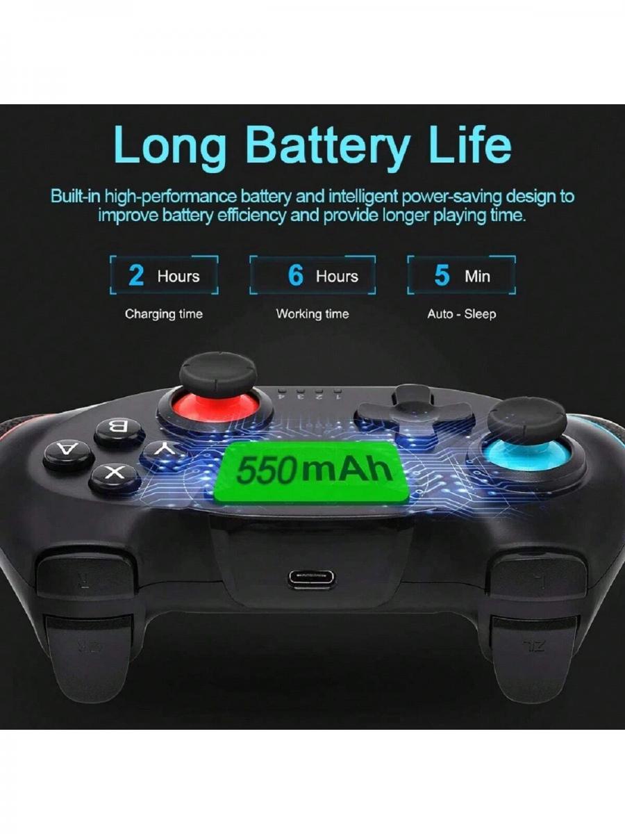 Wireless Bluetooth Gamepad for Nintendo Switch Pro Controller