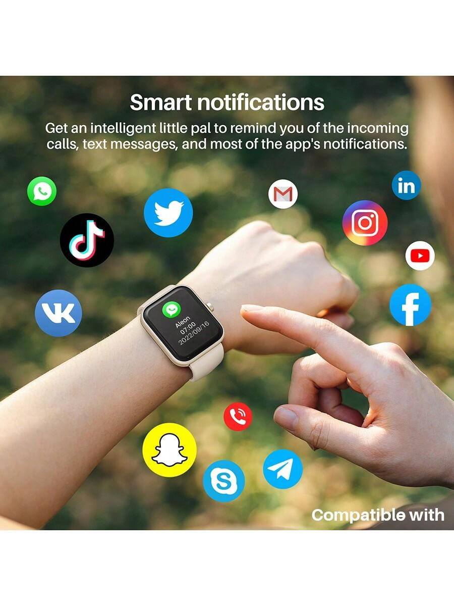 TOZO S2 Smart Watch with Alexa Fitness Tracker Heart Rate Monitor